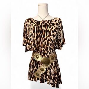 Eat 5th Leopard Print Top